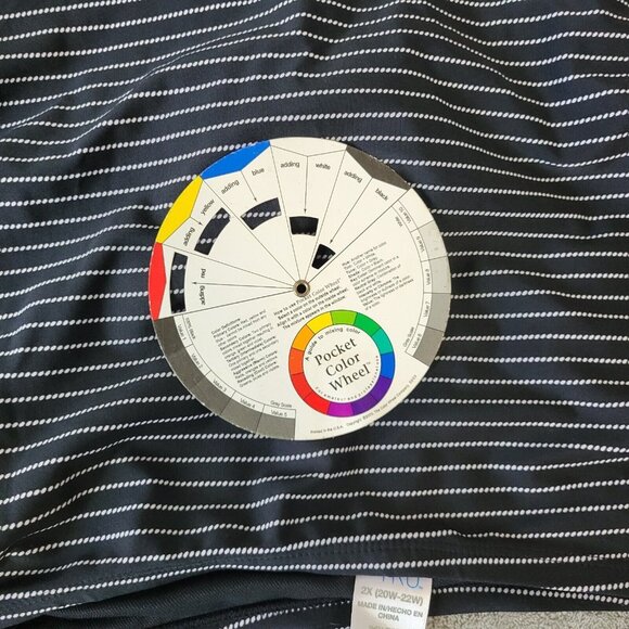 Time Tru Womens Bikini Bottom 2X 20W 22W Plus Swimwear Black Stripe STR33E - Picture 10 of 10